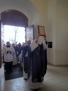 Šiaulių katedros durų atidarymas