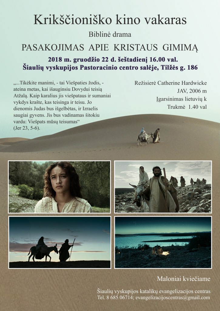 Pasakojimas apie Kr. gim. 2018